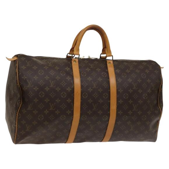 LOUIS VUITTON Monogram Keepall 55 Boston Bag M41424 - Picture 1 of 16